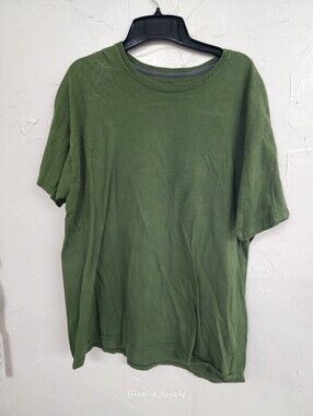 Fruit of the Loom Olive Green Crewneck Tee